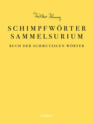 cover image of Das Schimpfwörter-Sammelsurium